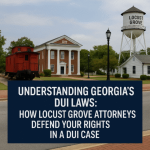 Understanding Georgia’s DUI Laws: How Locust Grove Attorneys Defend Your Rights in DUI cases